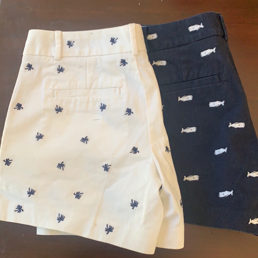 Banana Republic Size 0 City Chino Shorts. 2 pack